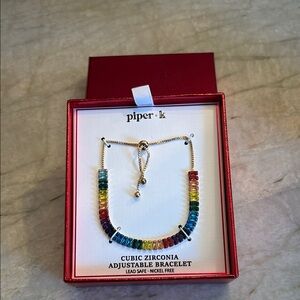 Piper k Rainbow Cubic Zirconia Bracelet